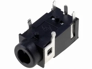 Cliff ACA-208: 3.5mm Jack Bus, 4-Pins, THT Printmontage, Vrouwelijk