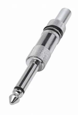 ACD 6.3mm Mono Jackplug, Zwevend, Metaal
