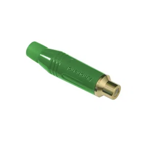 Amphenol Vergulde RCA-bus, Groen