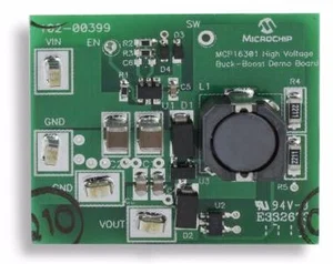 Microchip MCP16301 Scheda Demo Buck-Boost ad Alta Tensione
