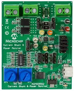 Scheda di Valutazione Monitor di Corrente e Potenza High Side Microchip PAC1921