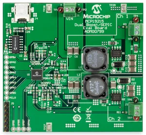 Scheda di Valutazione Dual Boost SEPIC Microchip MCP19215