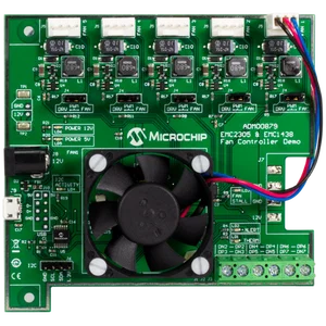 Scheda Demo Controllo Ventola e Temperatura Microchip EMC2305 & EMC1438