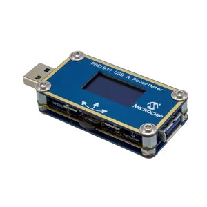 Scheda di Valutazione Misuratore di Potenza USB-A Microchip PAC1934