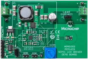 Microchip MCP1633 SEPIC LED Driver Scheda Demo