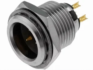 Amphenol AG3-MCC Mini XLR Male Paneelmontage Connector, 3-pins