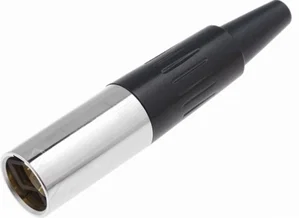Amphenol AG3M Mini XLR Male Kabelconnector, 3-pins