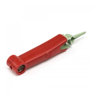Hirschmann Krokodillenklem AGF 2, Rood, met 4mm Bus, AGF2BLACK (931272101)