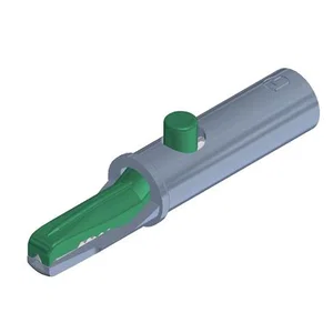Hirschmann-sks AK-10-GN Krokodillenklem 53mm, 6A, 4mm Banaanstekkerbus, Groen