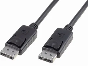 Assmann DisplayPort Kabel, Dubbelzijdige Stekker, 2m, Zwart