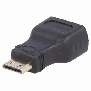 Akyga AK-AD-04 HDMI 1.4 Adapter, HDMI Female naar Mini HDMI Male, Zwart