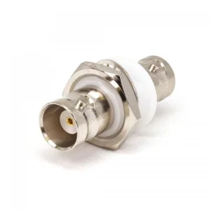 Amphenol BNC Adapter 50 Ohm, Contra Stekker/Contra Stekker, Geïsoleerd, Monteerbaar