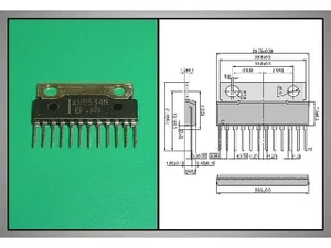 Matsushita AN5534N CI de Déflexion Verticale 12 Broches