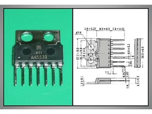 Matsushita AN5539N Composant Traversant 7 Broches