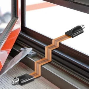 Goobay Platte Raamdoorvoerkabel F-Connector 0.5m