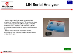 Microchip LIN Serial Analyzer