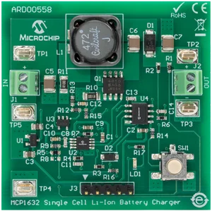 Microchip ARD00558 Scheda di Valutazione Caricabatterie Li-Ion SEPIC MCP1632