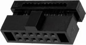 Connfly AWP-10-0635 IDC Lintkabel Vrouwelijke Connector, 10 Pins, 0.635mm Raster