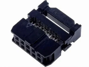 Generic AWP-10 IDC Lintkabel Vrouwelijke Connector, 10 Pins, 2.54mm Raster
