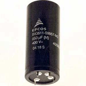 Epcos B43511S9957M3S1 950uF 400V Electrochemical capacitor