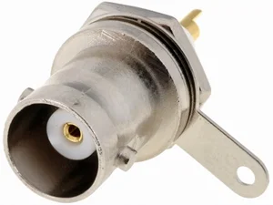 Amphenol B6351B1ND3G50 BNC Bus, Soldeerbaar, Paneelmontage, 50 Ohm, 4 GHz