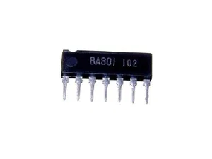 NONAME BA301 IC Préamplificateur HF, Boîtier SIP7, 7 Broches