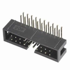 T&T Connection System BHR-20 20-pins Mannelijke 90° Lintkabel PCB-connector, Goud Flash Plating