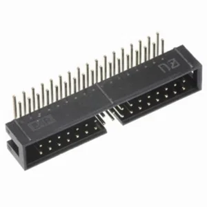 T&T Connection System BHR-34 34-pins Mannelijke 90° Lintkabel PCB-connector, Goud Flash Plating