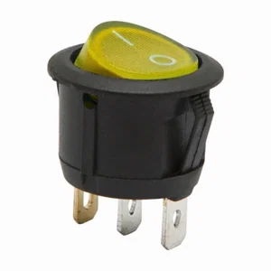 Interrupteur à bascule RPtronics BK-09085YE SPST 6A 250V