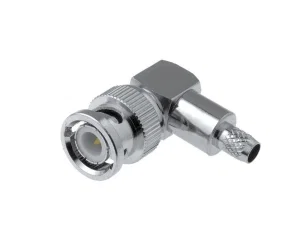 BNC-003-A BNC Stekker 90° Krimpbaar voor RG59 75 Ohm