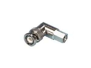 Div BNC-003 Conector Coaxial RF, Angulado 90°, Montagem em Cabo para RG210, RG59, RG62, RG71, URM70,
