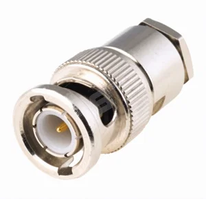 BNC Male Soldeerconnector, Recht, 75 Ohm, 1GHz