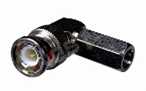 BNC Male Twist-On Connector, 90 Graden, voor RG59 Kabel