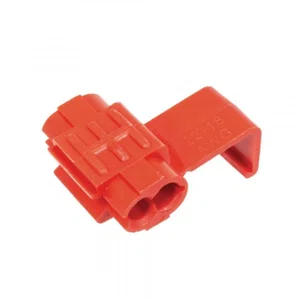 NONAME BO533526 Draadverbinder, 2-Polig, 0.5-1mm² Doorsnede, Rood, Krimpen