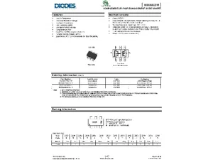 Diodes Inc. BSS8402DW MOSFET Complémentaire Double Canal N&P SOT-363 CMS