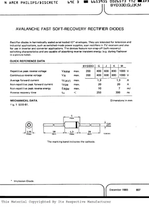 -- BY208-600 600V 0.75A diode de redressement