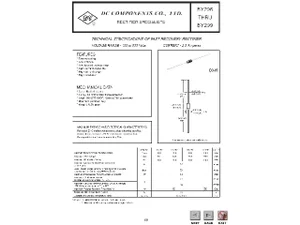 Dc Components Co. BY297 200V 2A diode de redressement