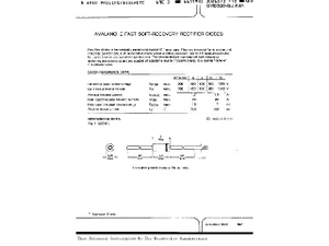 Philips Semiconductors BYD33M 1000V 1.3A diode de redressement