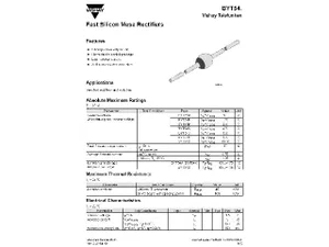 Vishay BYT54M 1000V 1.25A diode de redressement