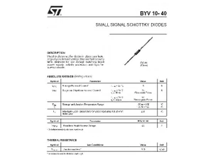 Stmicroelectronics BYV10-40 40V 1A diode de redressement