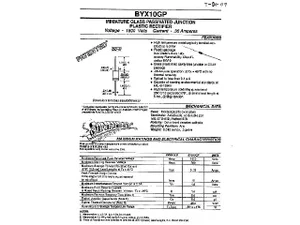 Vishay BYX10 1600V 0.36A diode de redressement