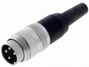 Amphenol C091A M16 Industriële Connector, Vrije Stekker, Mannelijk, 4-pins, 5A 300V, IP40