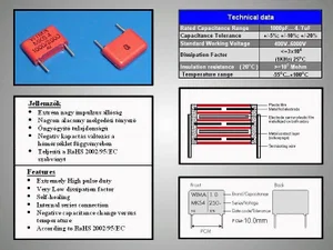 Wima C1N-2000-MKT3 1nF 2000V MKT Film Capacitor