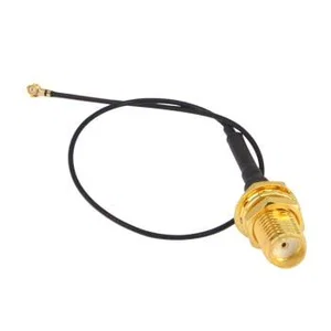 2J Antennas C210GST-011-5MC137-MHF4L RF Pigtail Kabel, 0.1m, SMA Vrouwelijk naar MHF4, 50 Ohm