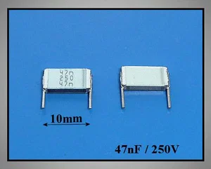 -- C47N-250-MKT3 47nF 250V MKT Film Capacitor