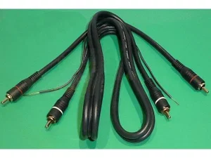 RCA Audio Cable, 2 RCA Male to 2 RCA Male, 1.5m, CCS, PVC Jacket, Shielded