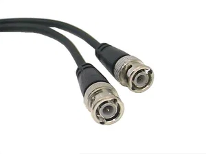 Div Coaxkabel BNC Male RG59 75 Ohm 1 m Zwart