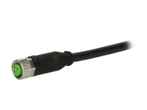 Murr Elektronik M8 3-Pin Female to Cable, 5.0m, Solder End, IP67, Black