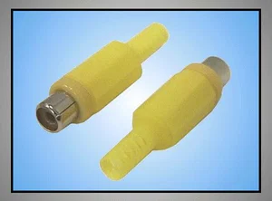Div CC-106Y RCA Chassisdeel, Geel, Trekontlasting, Kabelmontage