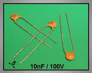 Condensateur céramique CC10N-100V 10nf 100V RM5